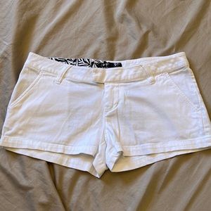 Volcom white shorts